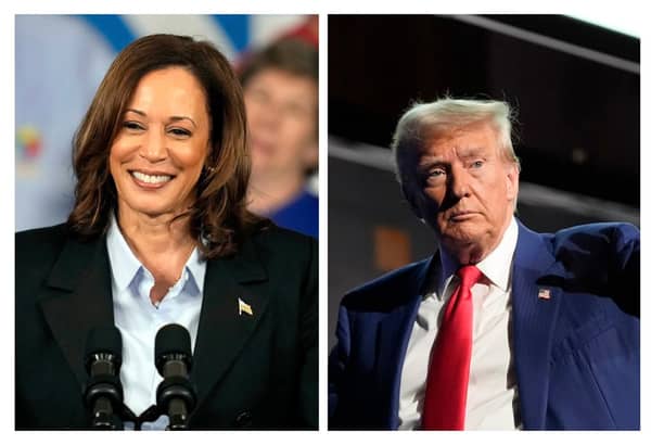 Kamala Harris and Donald Trump