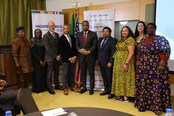 A cross section of U.S. and Nigeria government officials at the AGOA Workshop
