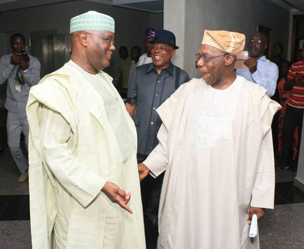 Olusegun Obasanjo and Atiku Abubakar