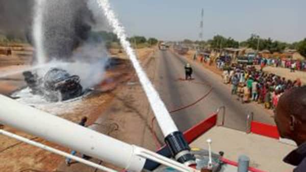 Scene of the explosion