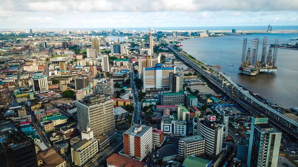 Lagos aerial view