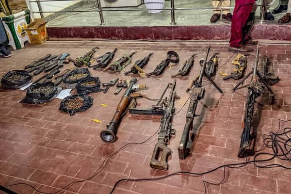 weapons-arms-cache-guns-zamfara-dss