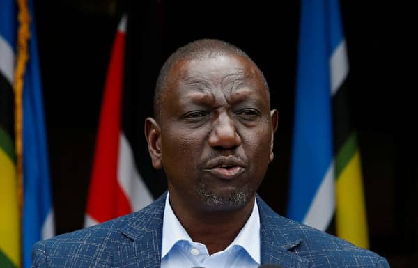 Kenya Deputy President William Ruto holds news conference in Nairobi