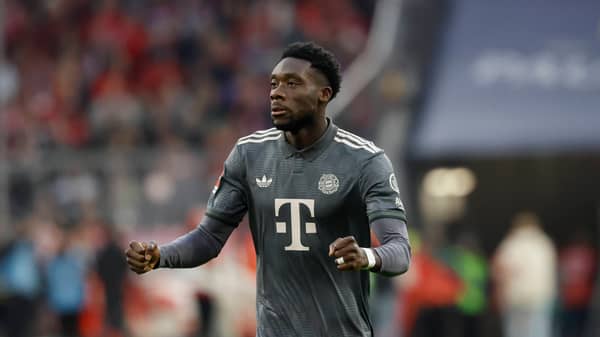 Im Bild: Alphonso Davies (FC Bayern Muenchen, 19), 28.09.2024, Fussball, Bundesliga, FC Bayern Muenchen – Bayer 04 Lever