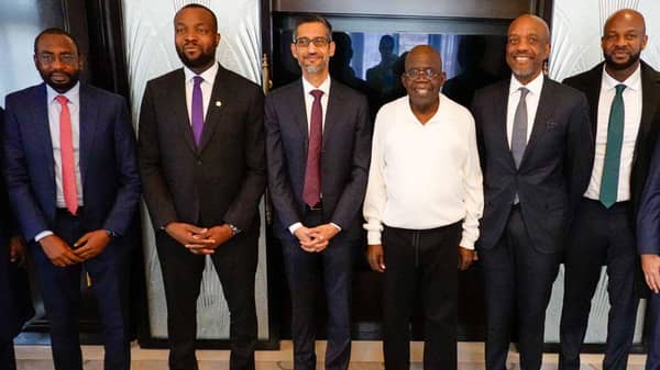 Tinubu meets Google