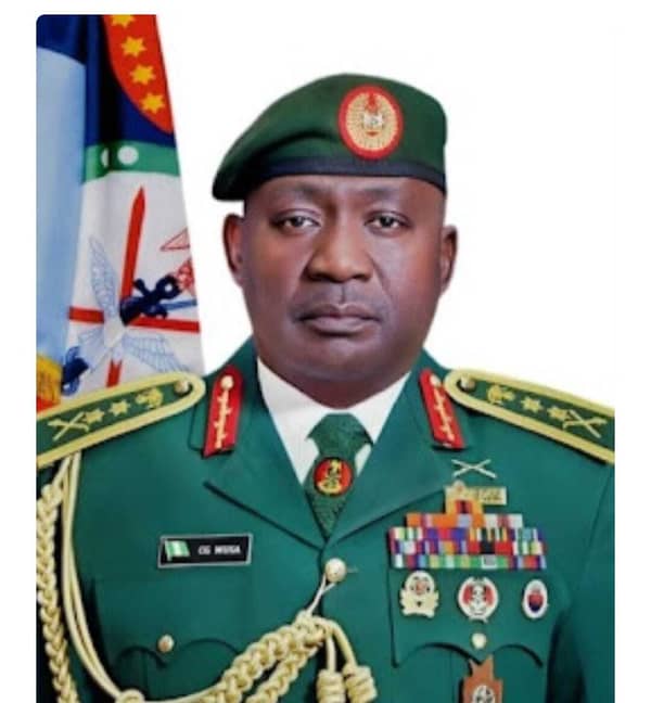 The Chief of Defence Staff (CDS), General Christopher Gwabin Musa.