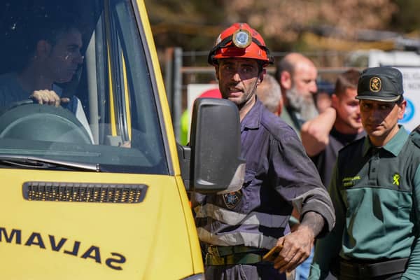 SPAIN-ACCIDENT-MINING-EMERGENCY