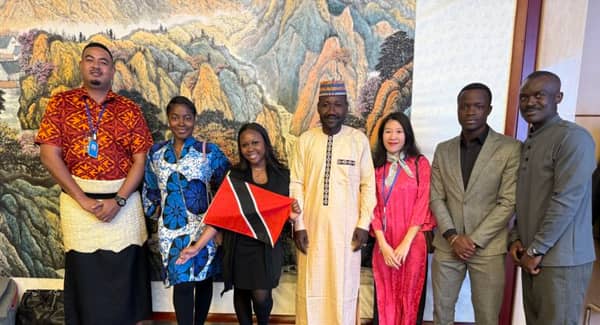 Some journalists from the Global South in Beijing, China