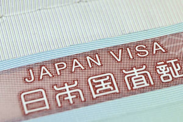 japan visa