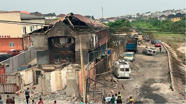 Otedola gas explosion