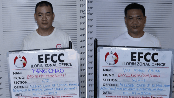 Chinese nationals jailed for illegal mining