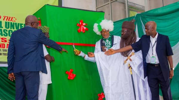Unveiling of fake news mascot in Lagos