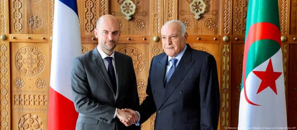 Algeria and France Foreign Ministers