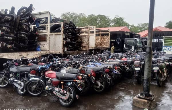 Impounded motorcycles