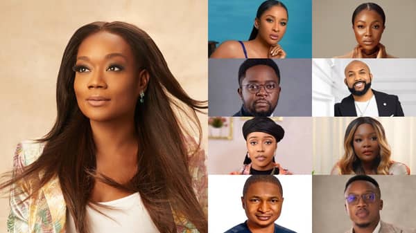Adesua Etomi-Wellington, Ini Dima-Okojie, Banky Wellington, Osasu Igbinedion Ogwuche, Seun Okinbaloye, Alhanislam, Hamzat Lawal, Toolz, and Aproko Doctor