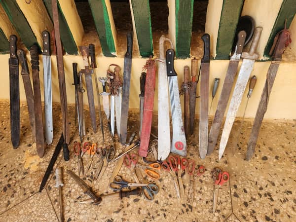 Recovered dangerous weapon Kaduna