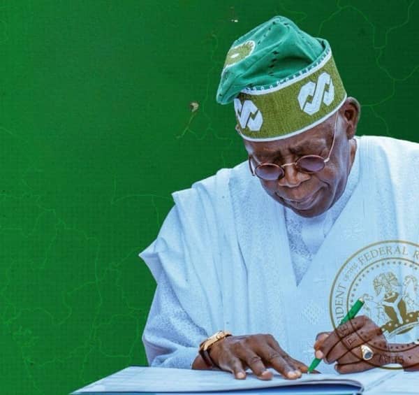 Tinubu signs