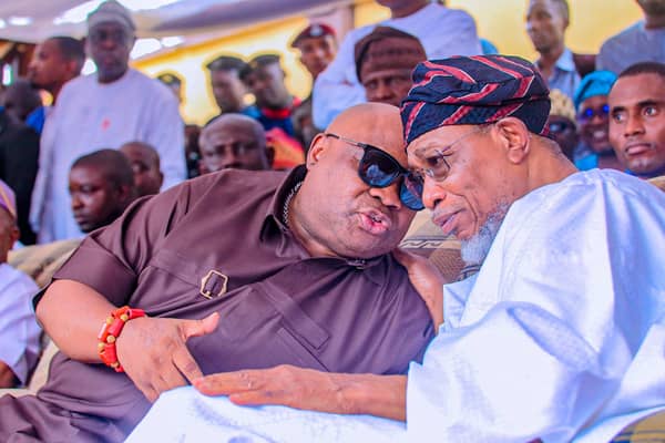 Ademola Adeleke and Rauf Aregbesola