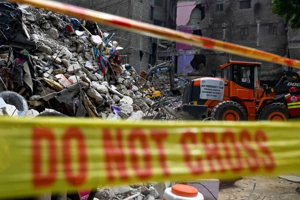 PAKISTAN-ACCIDENT-BUILDING