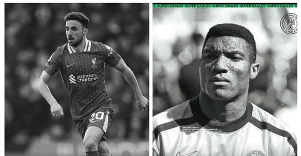 Diogo Jota and Peter Rufai