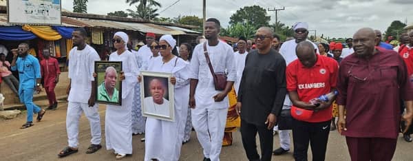 Peter Obi pays tribute to late football legend Christian Chukwu.