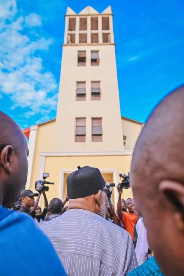 Owo church attack scene