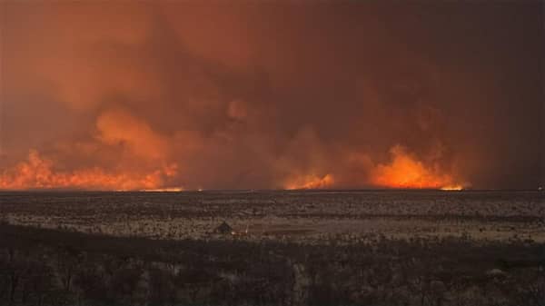 Etosha fire
