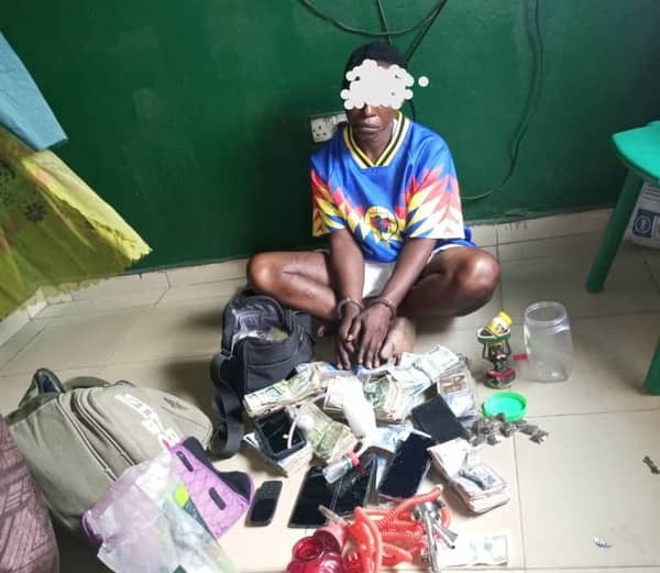 The Kogi State Police Command has paraded a 23-year-old Charity Williams in possession of arms, ammunition and cash amount of N2.4m.