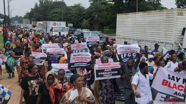 Protesters in Abuja