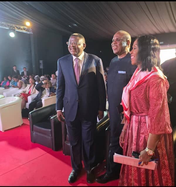 Cross River State Governor, His Excellency, Bassey Edet Otu (Left), AFREXIMBANK CEO, Benedict Okey Orama and Kanayo Awani, Executive Vice President of the Intra-African Trade Bank
