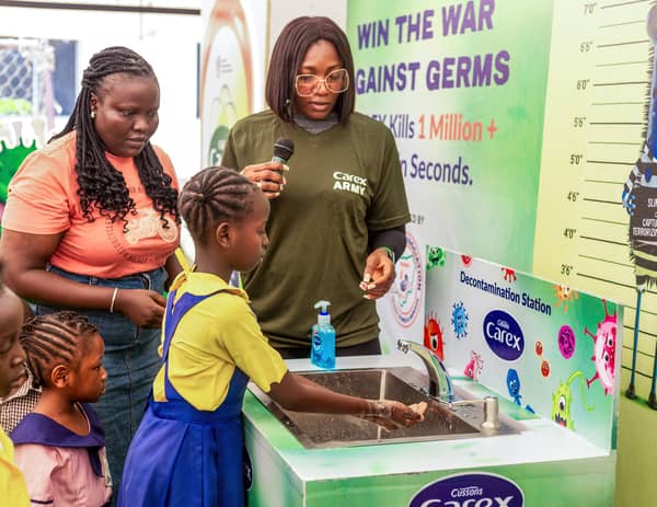 Carex, Lagos Ministry of Environment Promote Hand Hygiene Culture in Schools for Global Handwashing Day