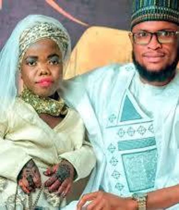 Popular TikTok content creators, Idris Mai Wushirya and Basira Yar Guda. Photo: Hussaini Ibrahim