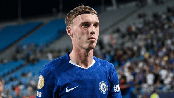 Chelsea’s English midfielder #10 Cole Palmer
