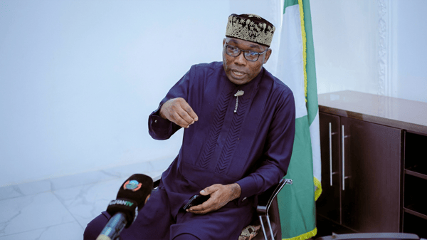 The presidential candidate of the Social Democratic Party (SDP) Prince Adewole Adebayo