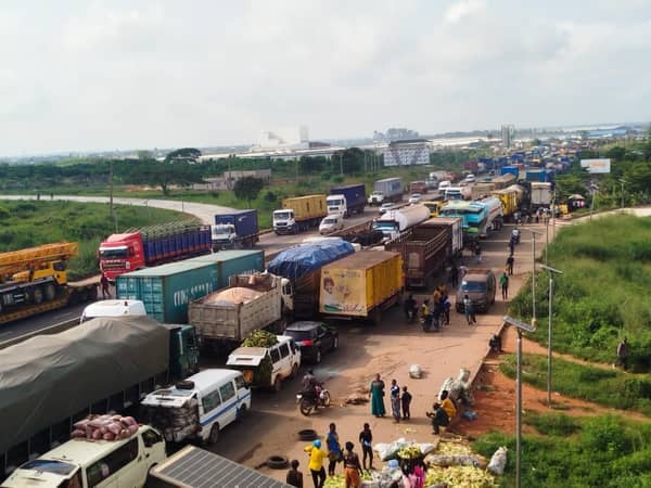 Lagos-Ibadan Expressway gridlock