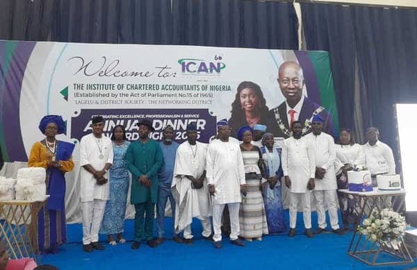 The first annual Dinner and Awards Night of the Institute of Chartered Accountants of Nigeria (ICAN)