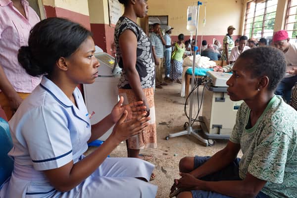 Nurse in Nigeria