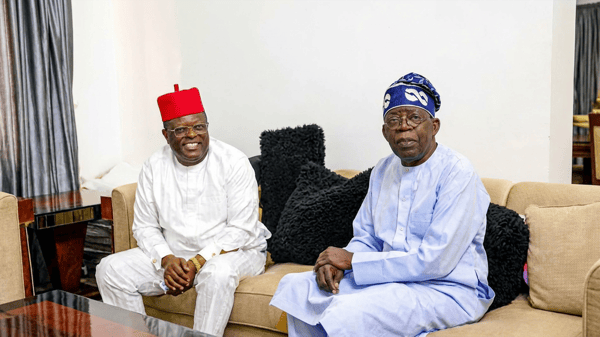 President Tinubu and Senator David Umahi