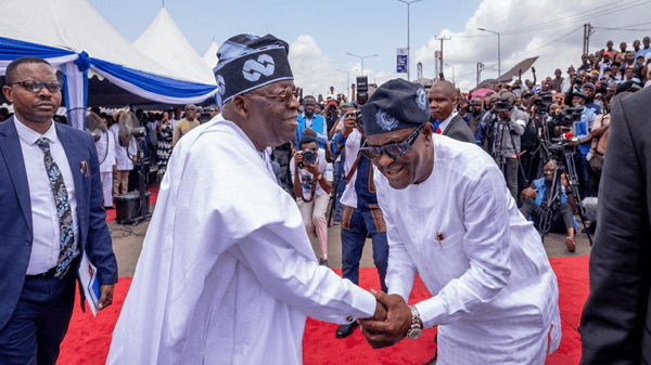 Bola Tinubu and Nyesom Wike