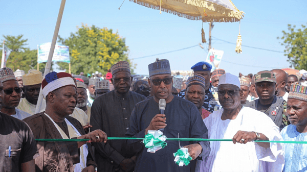 Borno State Governor Babagana Zulum commissions a fully remodelled “second chance school” for vulnerable girls