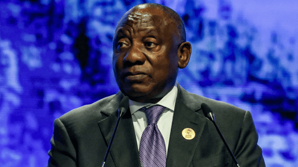 South African President Cyril Ramaphosa