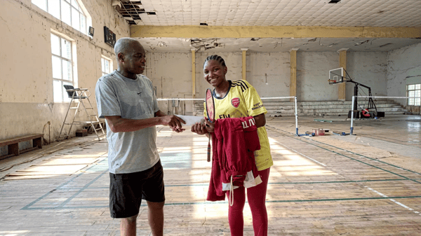 Taraba State-born badminton player Blessing Isaac