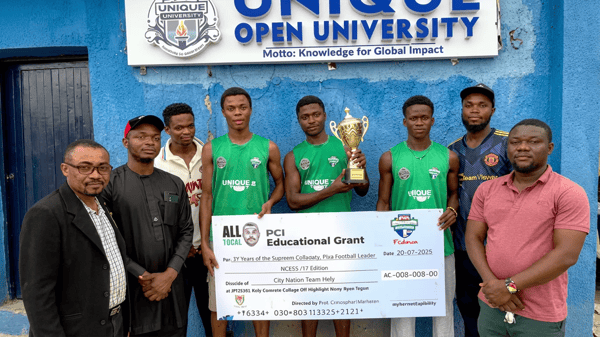 Unique Open University, emerged as the overall winner of the maiden Nigeria University Flag Football Tournament