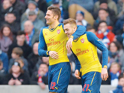 Arsenal hang on to qualify for quarterfinals | The Guardian Nigeria ...