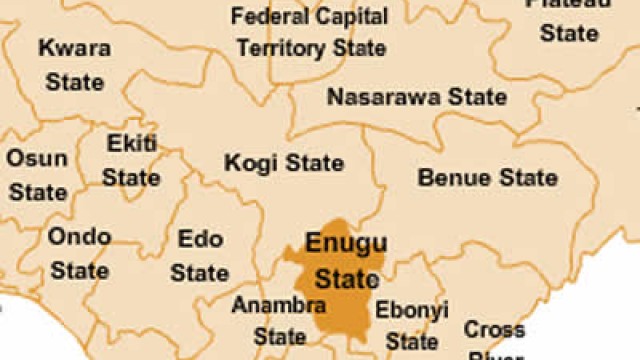 Enugu state map