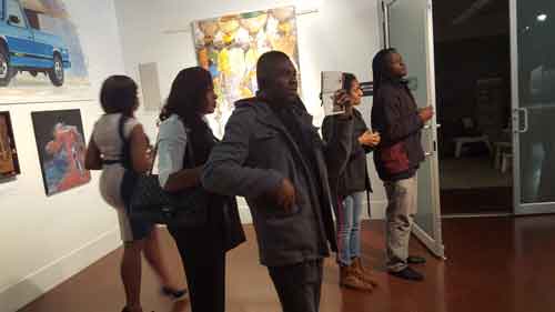 Audience Engaged By Works on Display