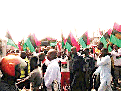 A cross section of the protesters