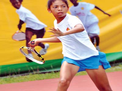 Angel Mcleod has qualified for the knock out stage of the on-going ITF/CAT African Junior Championships holding in Abuja. 