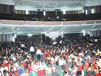 A cross-section of UNILAG students at the event