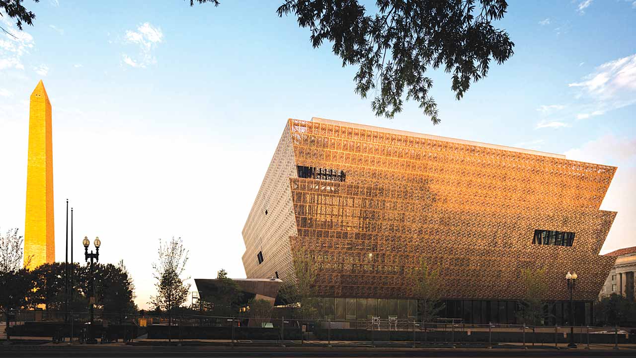 Yoruba sculpture-inspired design of National Museum of African American History and Culture, in Washington, U.S.